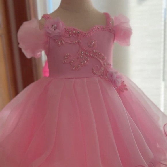 Pink Floral Embellished Dress - Picture 1 of 1